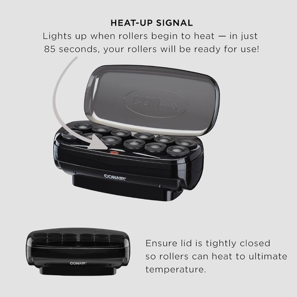 Conair Hot Rollers Hair Curlers for Long, Medium and All Hair (041) - Picture 3 of 5